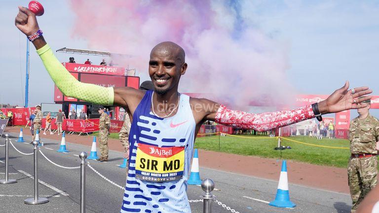 Sir Mo Farah went out with a bang in Newcastle
