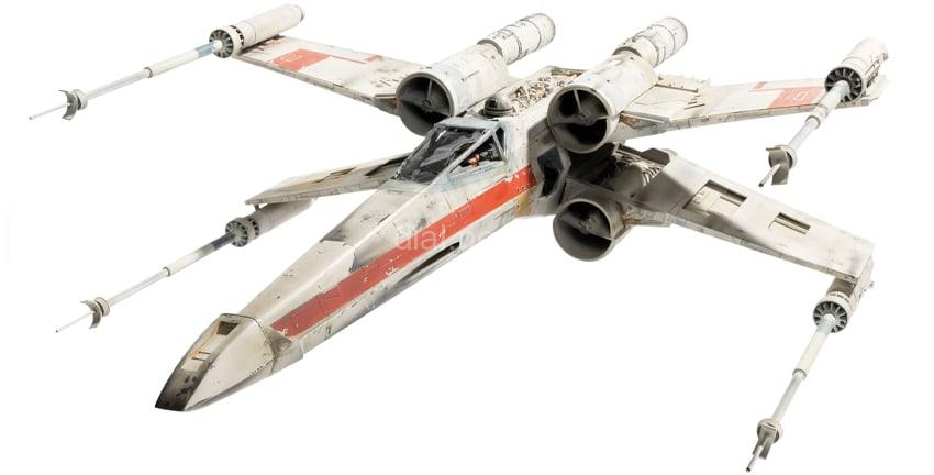 X-wing, Star Wars, auction